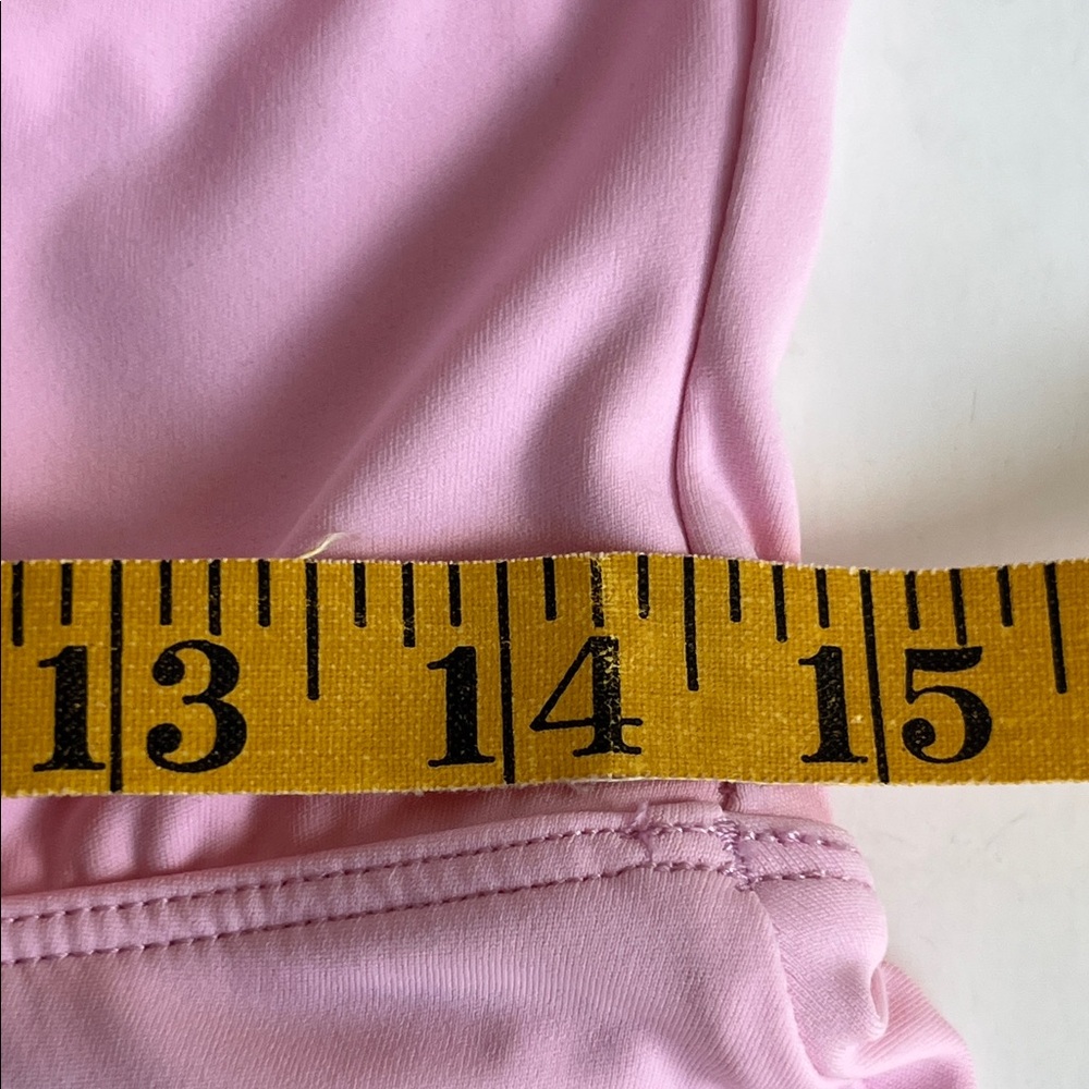 Source Unknown Pink Sleeveless Razorback Mini Dress Women’s L Activewear FLAWED - Picture 6 of 13
